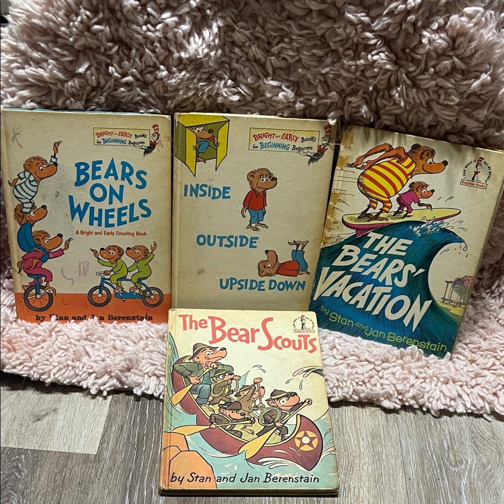 Vintage 1960’s Berenstain Bears Hardcover Book Set